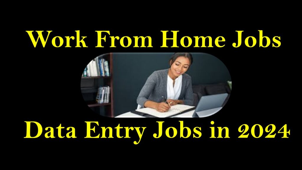 Work From Home Jobs Data Entry Jobs in 2024