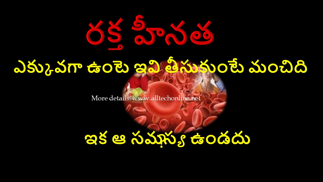 Anemia Remedies in Telugu 24