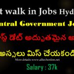 Direct Interview in DRDO Jobs in Hyderabad